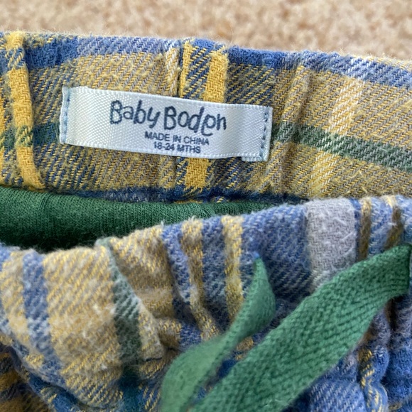 Baby Boden plaid cotton pants - size 18-24 months. - Picture 2 of 2